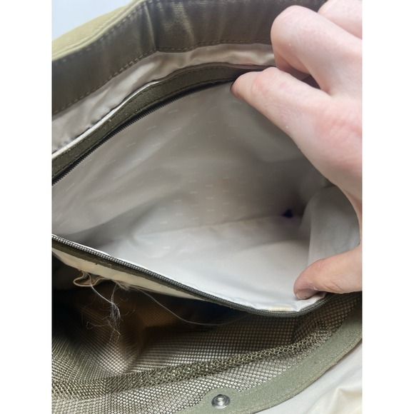 TUMI T-Tech Crossbody Messenger Large Laptop Carry Bag Olive Green - Picture 10 of 12